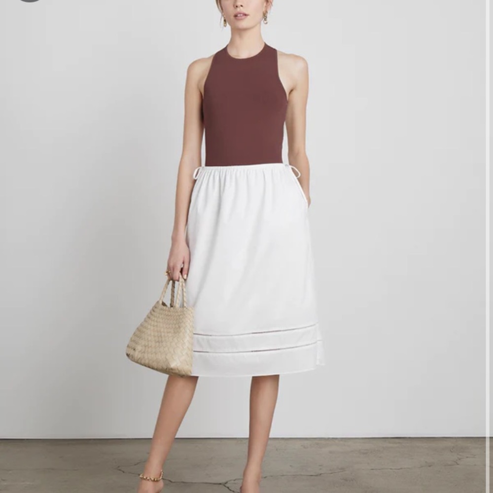 Edith Cotton Skirt With Side Ties